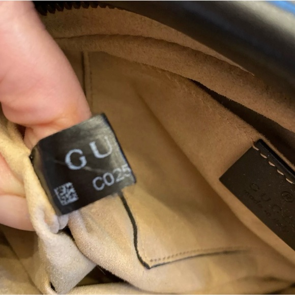 Gucci GG Marmont Small Shoulder Bag Black Leather with original box - Picture 14 of 16